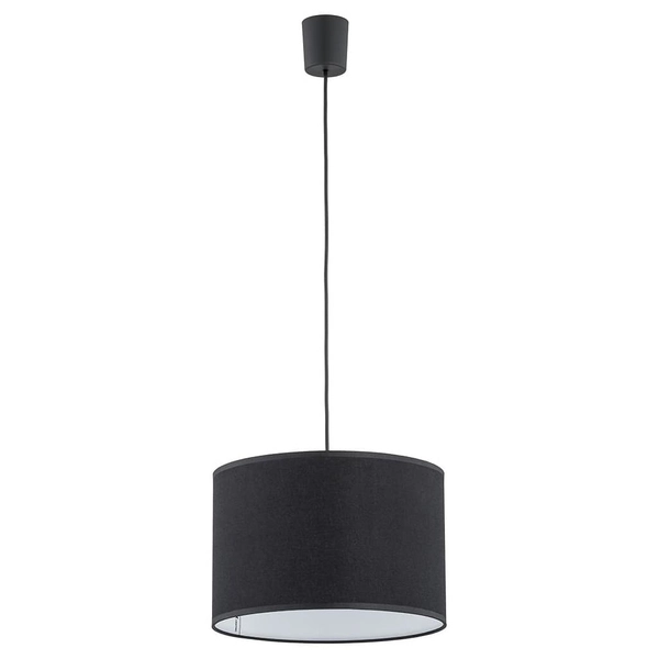 Salonowa lampa wisząca Rondo 3464 TK Lighting okrągła z kloszem czarna