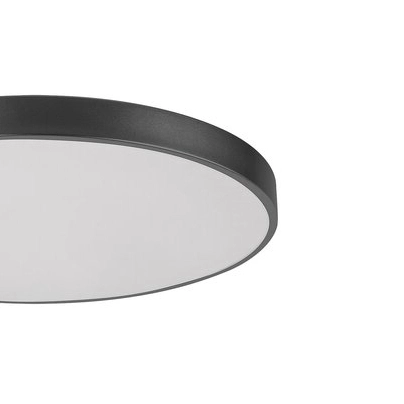 Salonowa LAMPA sufitowa TESIA 3314 Rabalux metalowy plafon LED 36W 3000K do sypialni czarny