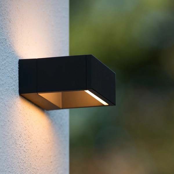 Kwadratowa lampa elewacyjna Goa 28857/06/30 LED 6W 3000K grafitowa