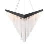 Lampa wisząca glamour Vivien QN-VIVIEN-P-L-BK LED 40W 3000K czarna
