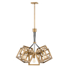 Loftowa lampa wisząca QN-ENSEMBLE5P-BB kostki brązowe