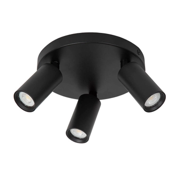 Sufitowa lampa potrójna  RITMO 09942/13/30 tuby metalowe czarne
