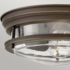 Metalowy plafon QN-HADRIAN-FS-OZ-CLEAR olejowany brąz