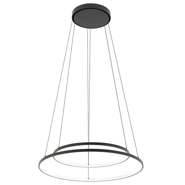 Pierścieniowa wisząca lampa Circolo 10814 Nowodvorski LED 35W 3000K czarna