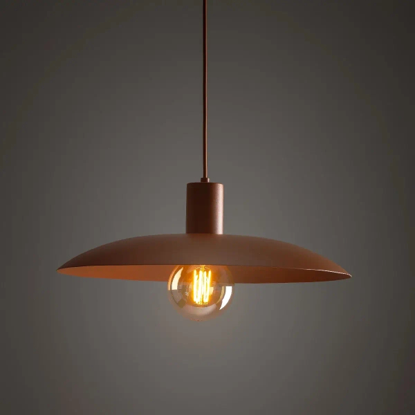 Zwisająca lampa do salonu Astra 10882 na kablu żarówka ceglany