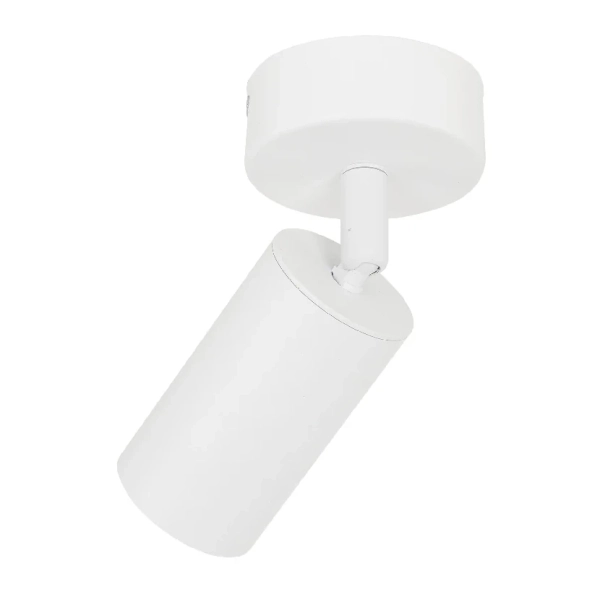 Regulowana sufitowa lampa kierunkowa Amis 10794 tuba złoty biały