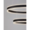 Lampa wisząca ring DONTERIO LE45401 LED 68W 3000K metalowa czarna