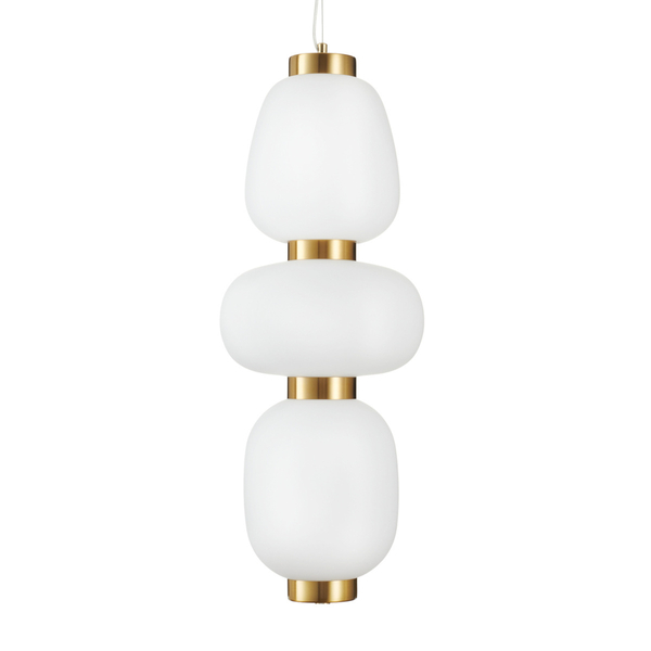 Zwieszana lampa BRILLA ST-CP241210-3L złota LED 69W 3000K złoty biały
