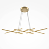 Salonowa lampa wisząca Halo MOD244PL-L50BSK Maytoni LED 40W 4000K mosiądz