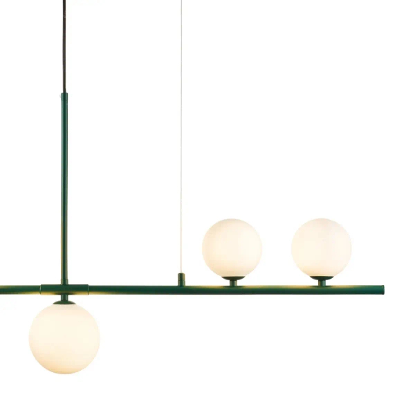 Kulista lampa wisząca MODERNO DN1506 green szmaragdowa 4xG9 kule
