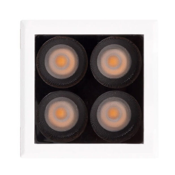 Wpuszczana lampa kostka X-LINE H0135 Maxlight LED 5W 3000K sufitowa biały czarny