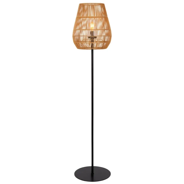 Lampa podłogowa NERIDA 03845/81/72 IP44 do salonu drewniany