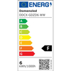 Oprawa szynowa 3-fazowa magnetyczna 481 Domeno LED 6W 3000K z diodami czarna