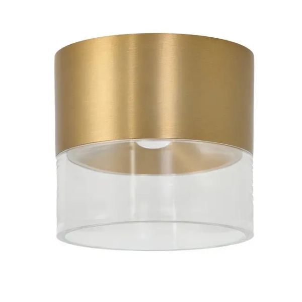 Nasufitowa lampa do salonu LIMAN AZ6549 LED 6W CCT złota