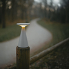 Zewnętrzna lampa stolikowa FUNGHI T0064 LED 1,6W 2700K IP44 szara