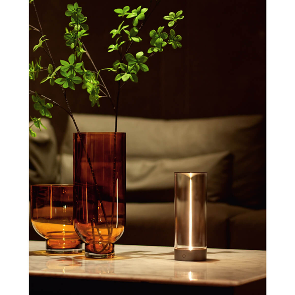Zewnętrzna lampa stolikowa Esterno 1002 Zumaline LED 1,2W 2700K IP54 szara