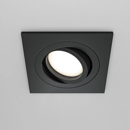 Lampa podtynkowa z regulacją Atom DL024-2-01B do salonu czarny