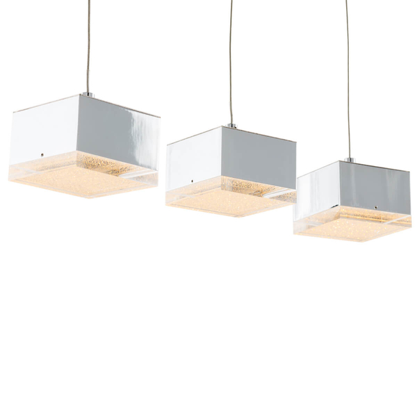 Potrójna lampa wisząca Seth MD14009016-3A Italux LED 12,6W 3000K chrom