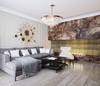 Kryształowy żyrandol Revero MOD085PL-12BS Maytoni glamour mosiądz