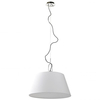 LAMPA wisząca MD2361-M-WH/2293 abażurowa OPRAWA zwis klasyczny biały