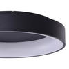 Metalowy plafon okrągły Solvent LED 120W 3000-6000K smart czarny