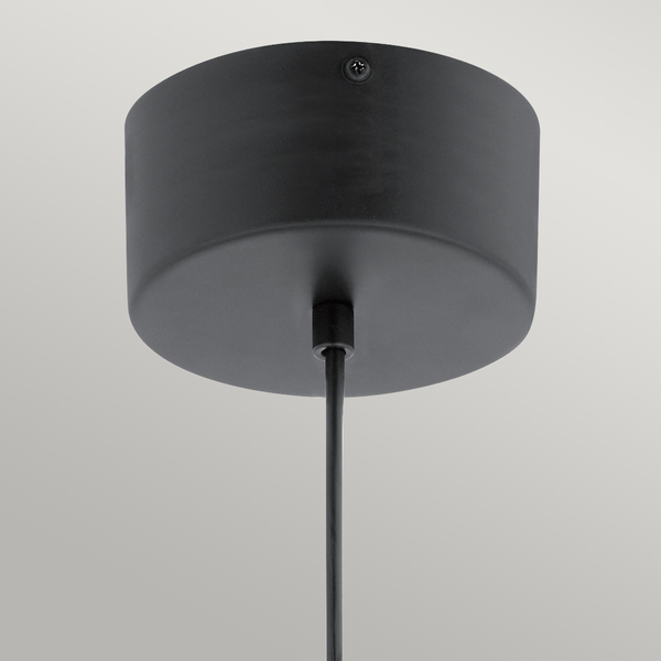 Wisząca lampa nad stół QN-MOONLIT-P-MBK kula czarna