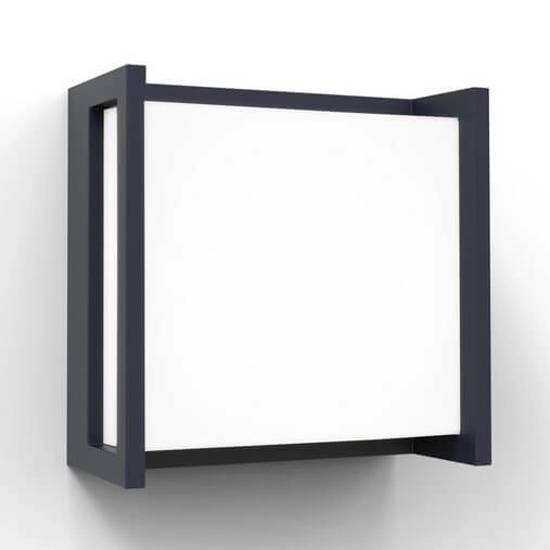 Ścienny kinkiet balkonowy QUBO 5195404118 Lutec LED 9,5W 4000K IP54 szary