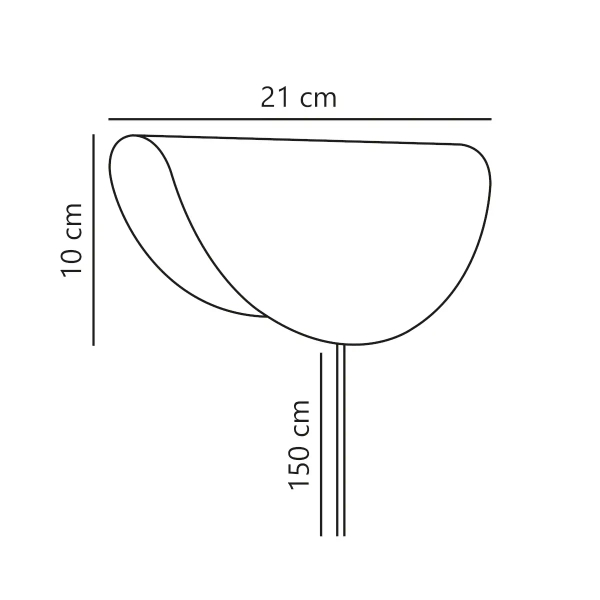 Ścienna lampa do sypialni Model 2412401009 metalowa beżowy
