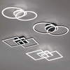 Plafon do sypialni HALIA DL187-62793 plafon LED 25W 3000K srebrny