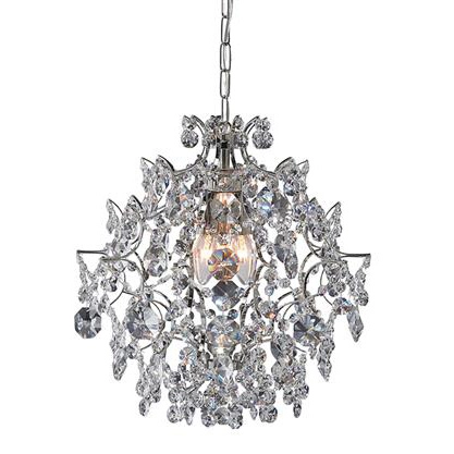 Pałacowa lampa wisząca Sofiero 106543 zwis kryształowy chrom