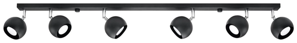 Spot LAMPA sufitowa SL.0448 reflektorowa OPRAWA listwa kule balls czarne