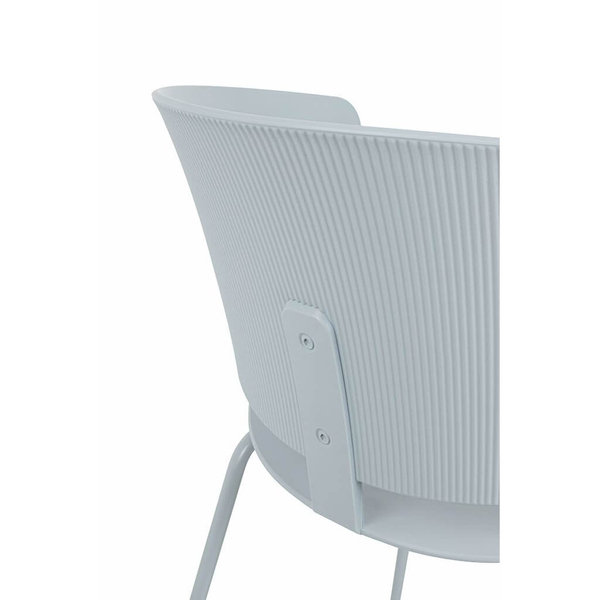 Jasnoszare krzesło nowoczesne Garret ARM-001.GREY do kuchennego stołu