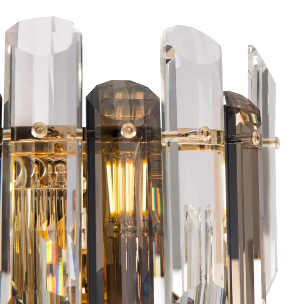Lampa ścienna kryształowa glamour dekoracyjna złoty Flare OUTLET