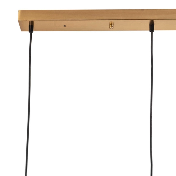 Kaskada LAMPA wisząca HIRA 318510 Polux loftowy zwis do jadalni złoty biały