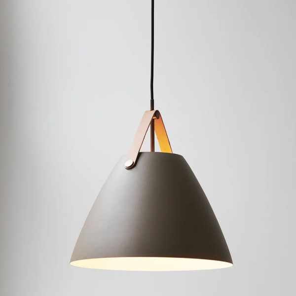 Metalowa lampa wisząca Strap 84343009 Nordlux klosz metal brązowa
