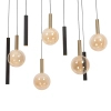 Wisząca lampa nad stół Josiane  21441/12/62 do jadalni szklane kule czarny