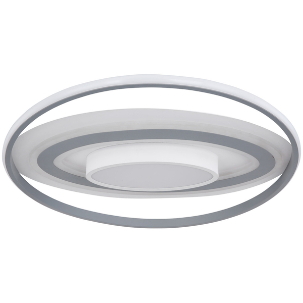 Plafon LAMPA sufitowa LEOLA 48016-60 Globo okrągła OPRAWA metalowa LED 60W 3000K - 6000K z pilotem biała