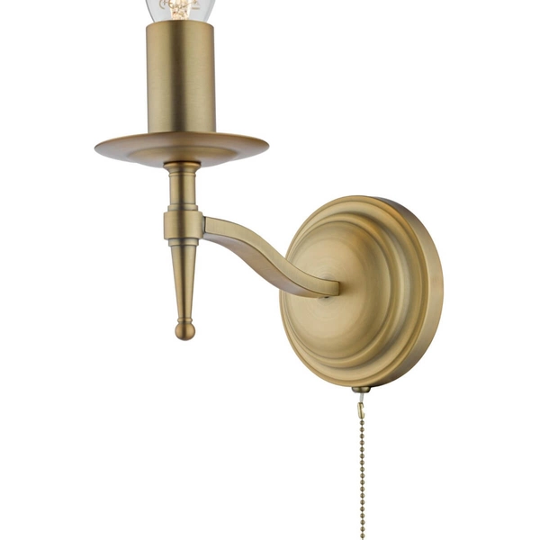 Kinkiet ścienny świecznikowy MAR0745-EH Dar Lighting Marble pałacowy mosiężny