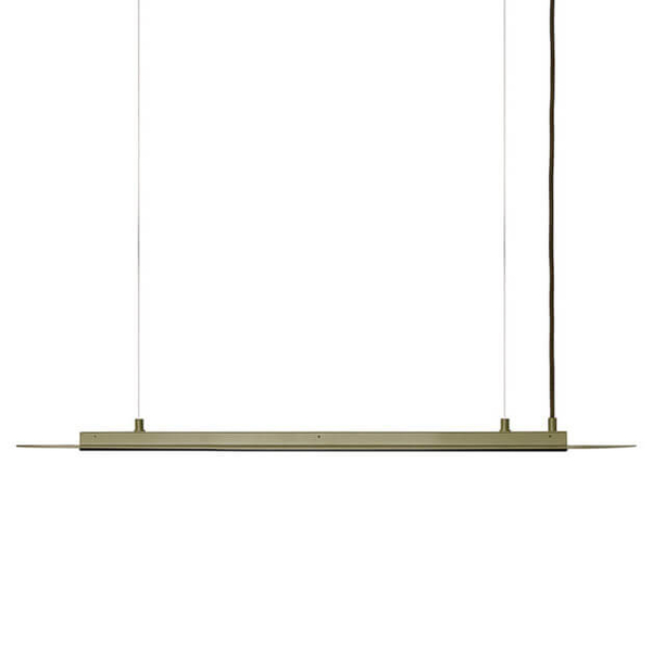 Wisząca lampa metalowa Senkei SNA61414P4 LED 19,2W 4000K nad stół oliwkowa