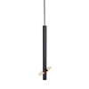 Wisząca lampa metalowa Sopel Ring 41228 podłużna czarna złota
