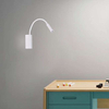 Kinkiet LAMPA ścienna Nuto Bianco Orlicki Design metalowa OPRAWA do czytania LED 3W 3000K na elastycznym ramieniu biała