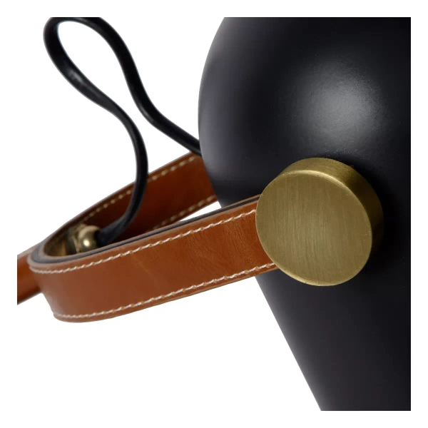 Biurkowa lampka WAYLON 05627/01/30 Lucide regulowana czarna brązowa