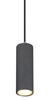 Lampa wisząca Robby 57911HG do sypialni drewno grafitowa