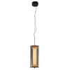 Zwisająca szklana lampa Aeris LP-2137/1P SM LED 16W CCT przydymniona czarny