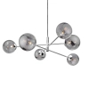 Jadalniana lampa wisząca Vignette VIG0650-24 do kuchni przydymiony chrom
