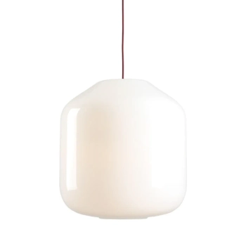 Lampa wisząca burgundowa FLASK ze szkła 3xE27 dekoracyjna 8500G15_XL