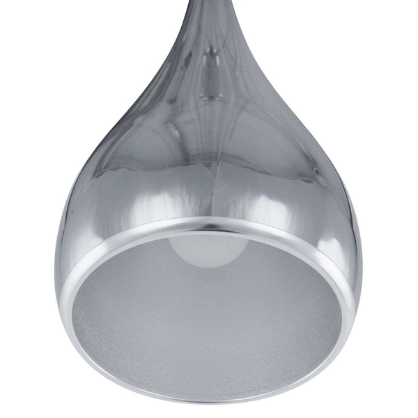Łezka LAMPA wisząca ANON CHROM MA01986C-001 CH Italux metalowa OPRAWA zwis kropla chrom