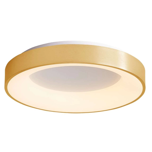 Sufitowa LAMPA natynkowa GIULIA 5304-850RC-GD-3 Italux metalowa OPRAWA okrągła LED 50W 3000K plafon złoty