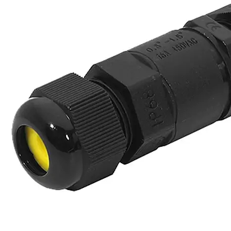 Złączka wodoodporna 450V ACCESSORIES 8845 IP68 czarna
