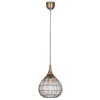 Pojedyncza lampa wisząca SORAYA 365440104 Trio łezka druciak czarny złoty